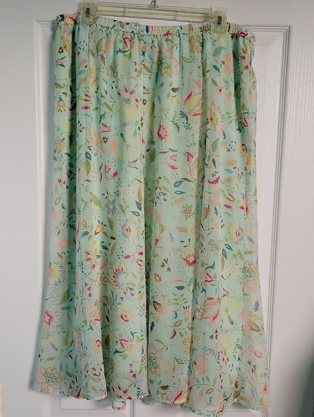 Floral Green Skirt